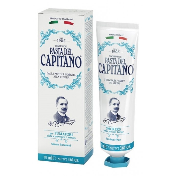 Зубная паста для курильщиков Pasta del Capitano 75 мл