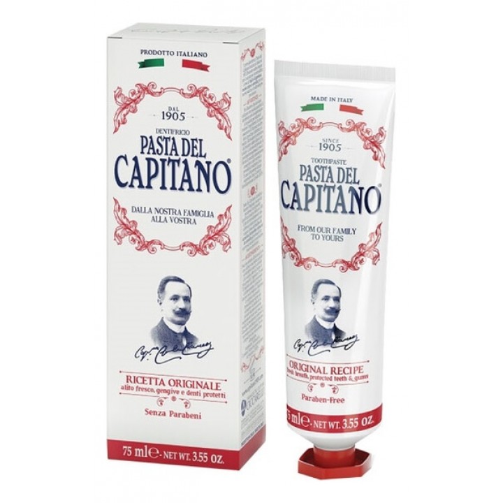 Зубная паста оригинальный рецепт Pasta del Capitano 75 мл